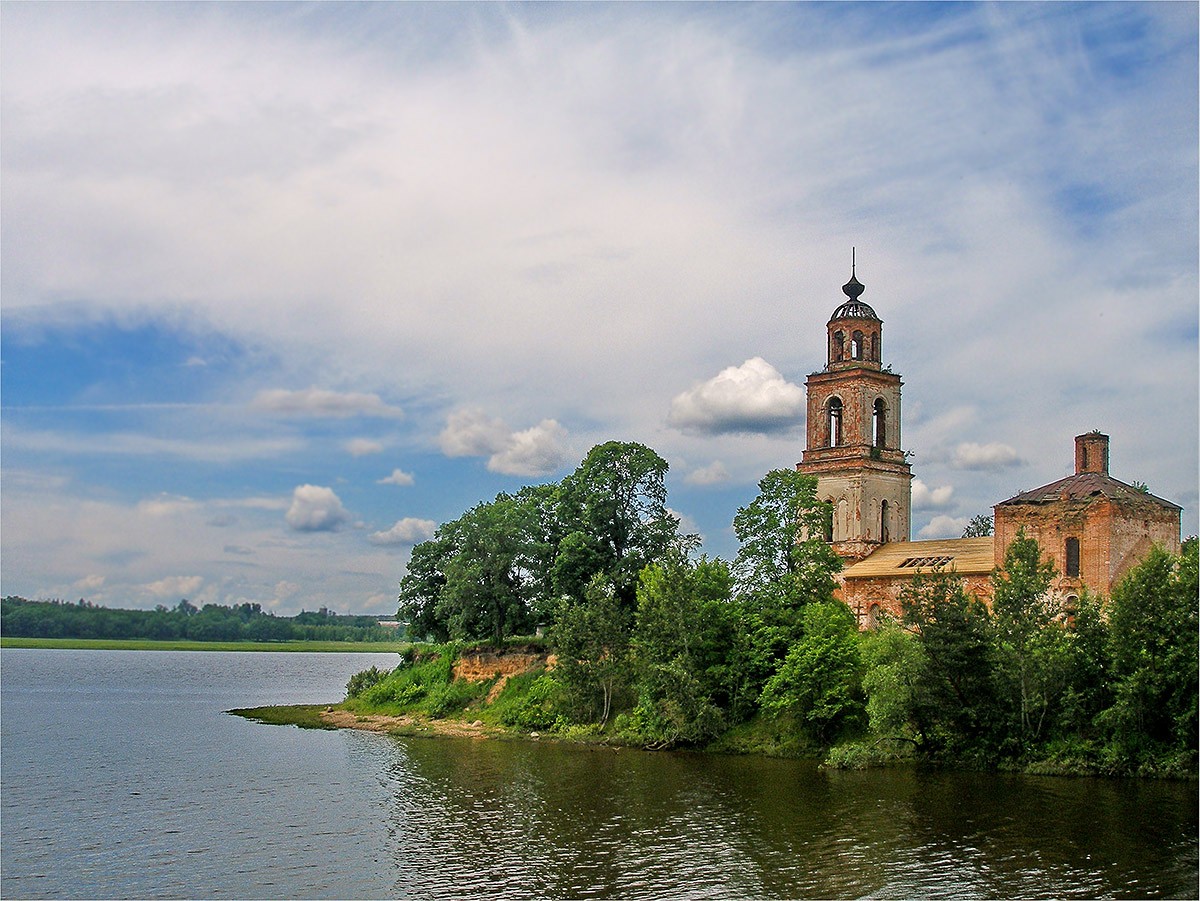 Räume an der Wolga.