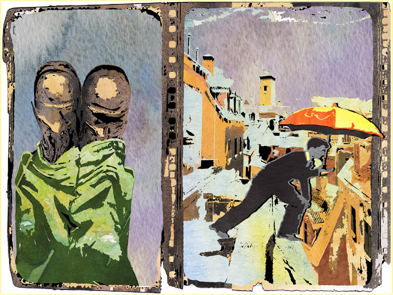 Laufen über Dächer