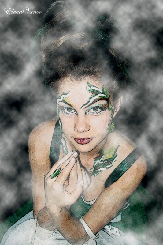 Bild in der Dunkelheit ...