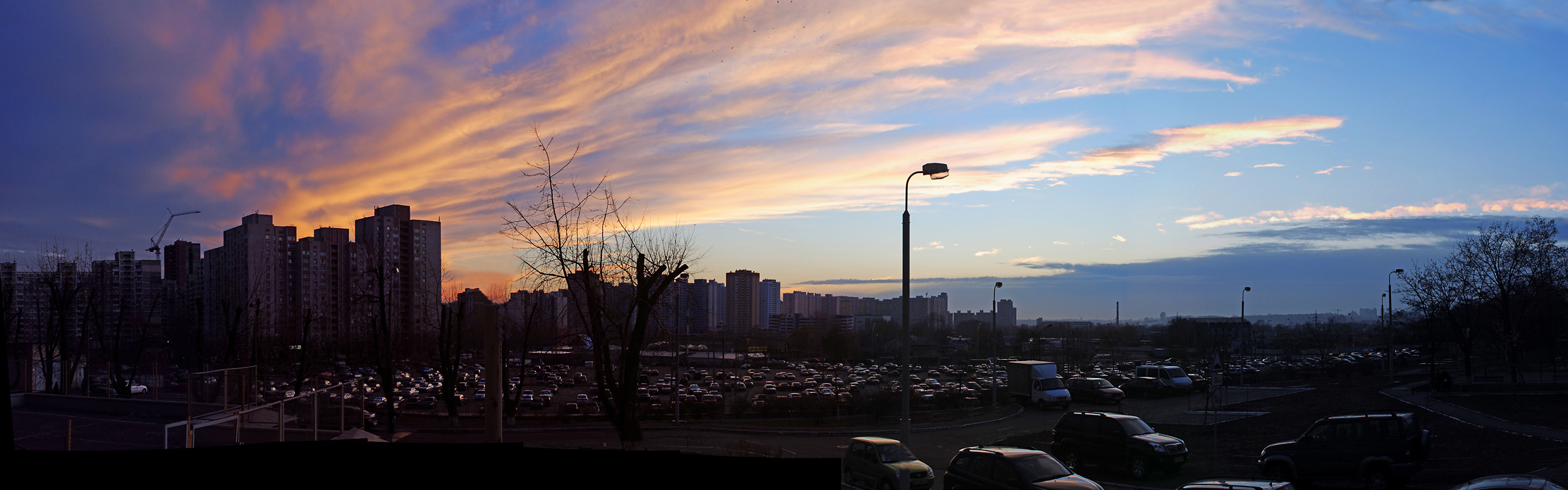 City Sonnenuntergang