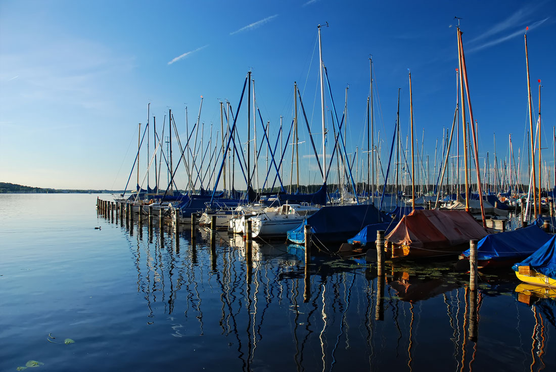Bei Sonnenuntergang Schweigen ...