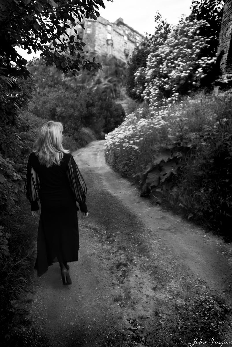 Auf dem Weg zur Burg