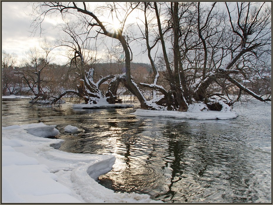 Spaziergang auf der Südlichen Bug, "Die alte Brücke