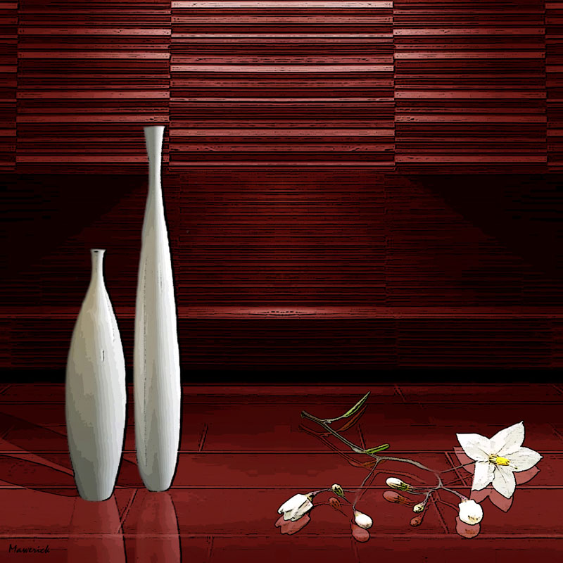 Eine Reihe von Stillleben Bismarck Furiozo farbige "