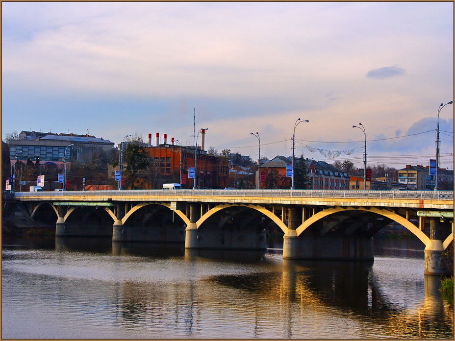 Winniza zentrale Brücke.