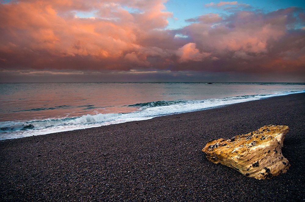 Daybreak an der Küste