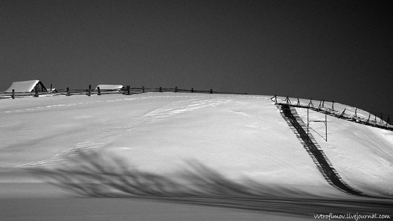 Winter rustikalen Minimalismus