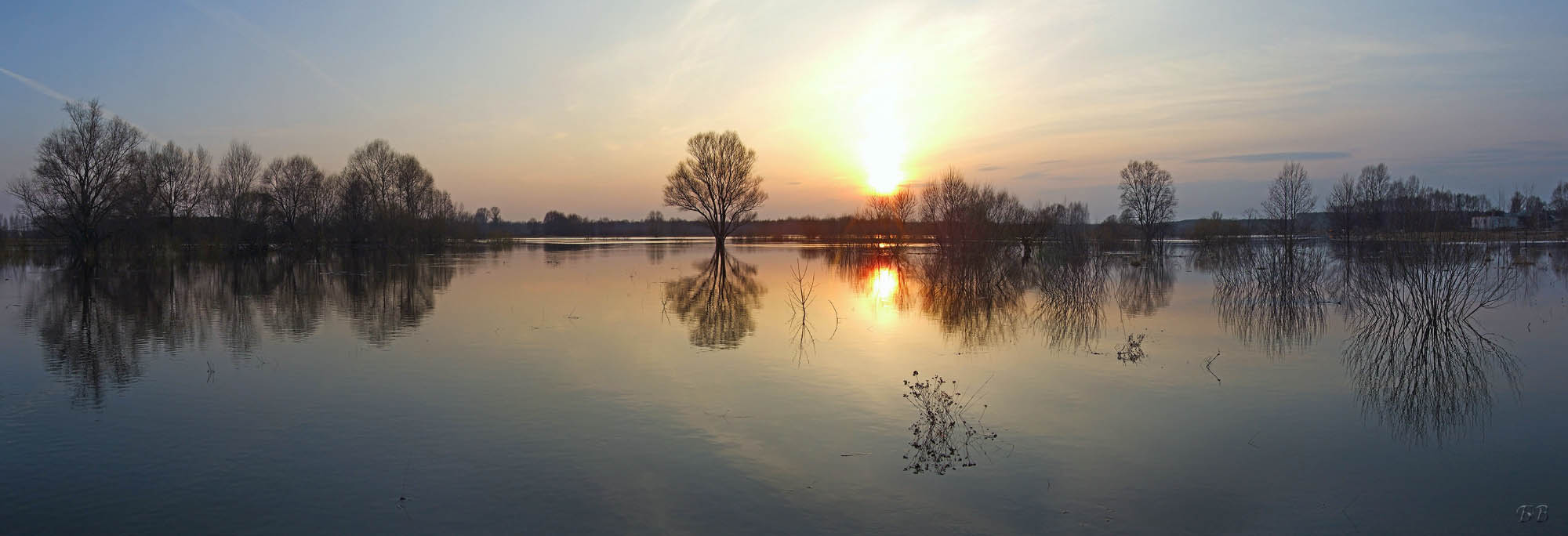 Abend im Fall eines Austretens