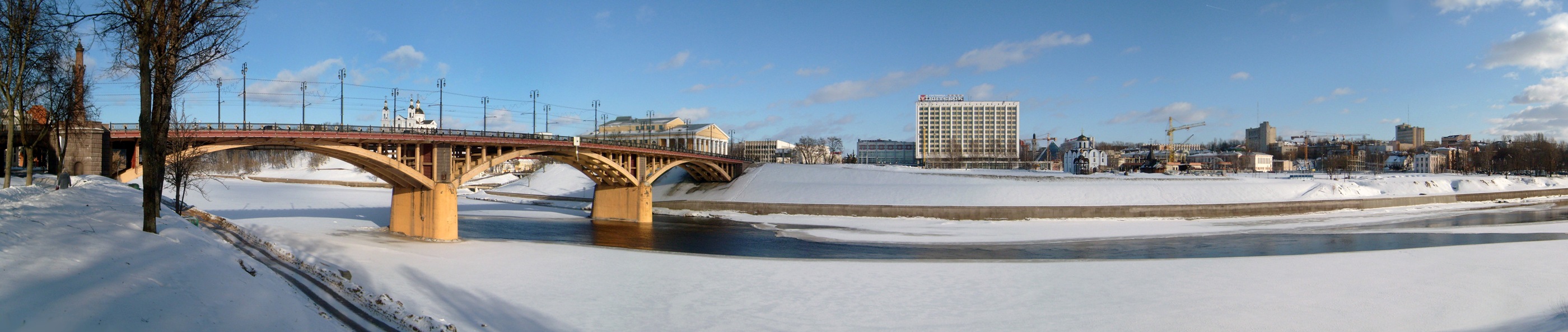 Im Februar an der Düna