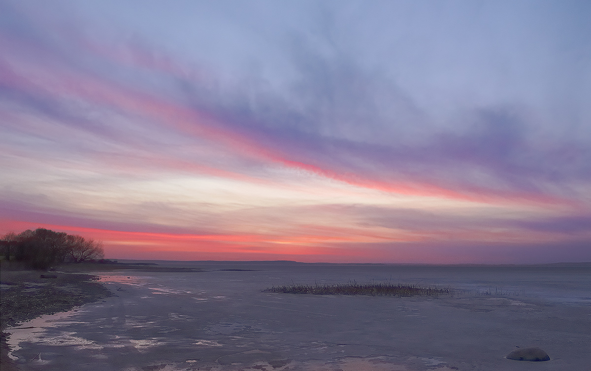 Hitze und kalten Februar