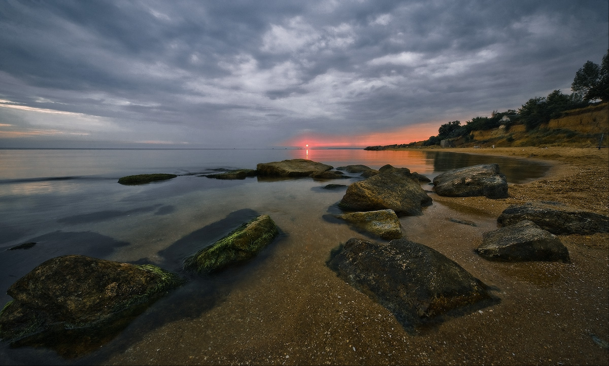 Nach einer Nacht Regen