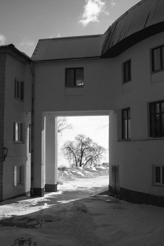 Ray von Konten in der Dunkelheit