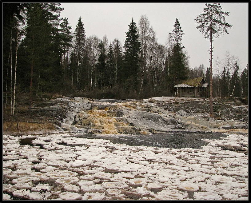 Winter Wasserfall ...