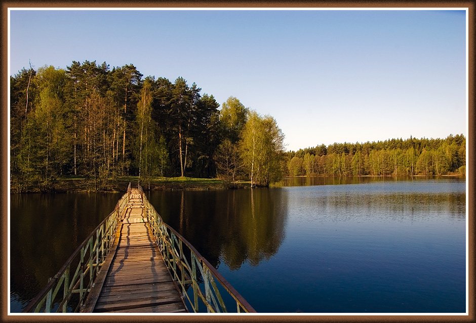 Licht auf der Brücke