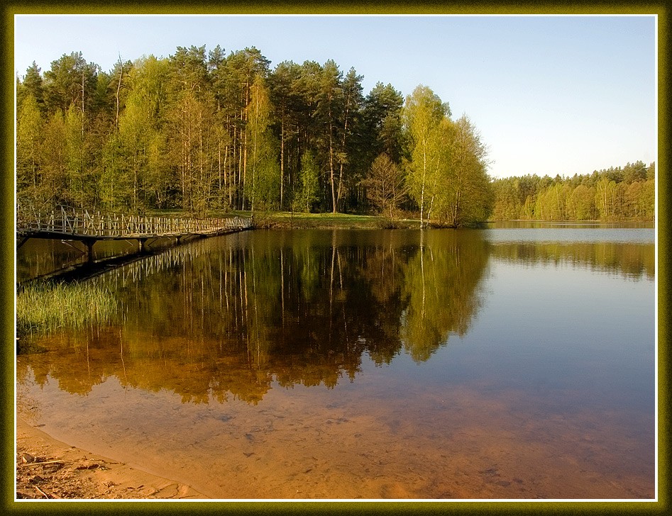 Über die Brücke ...