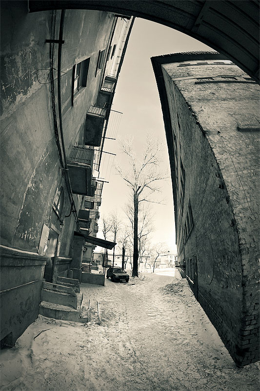 Die Geometrie der Hinterhof ...