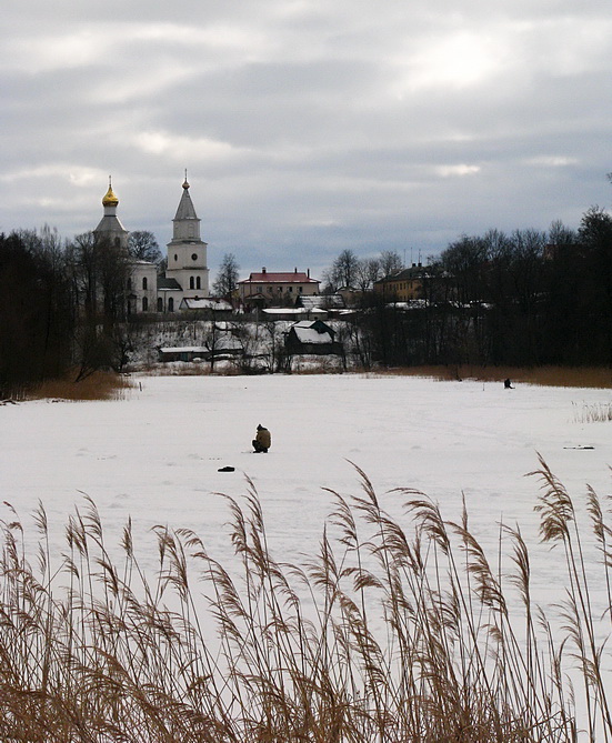 White stillen kalten Winter