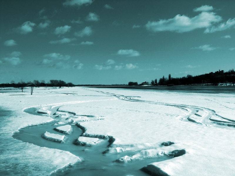 die letzten Spuren des Winters