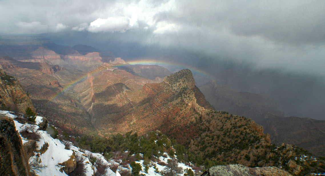 Regenbogen im Grand Canyon