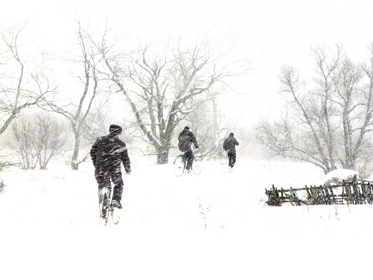 Wieder mit Schnee bedeckt