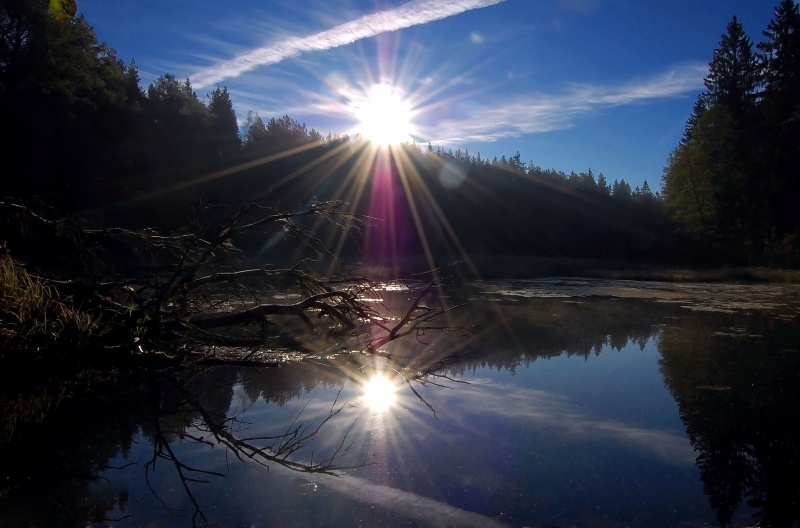 Mit den ersten Sonnenstrahlen