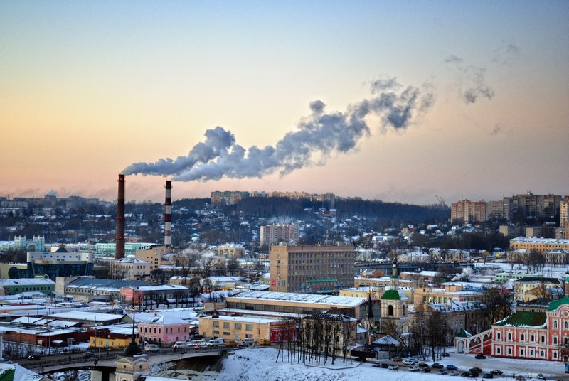 Smolensk / Winter / Sunset
