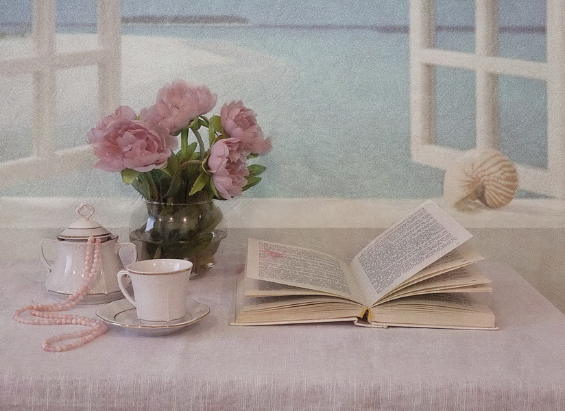 Blick auf das Meer ...