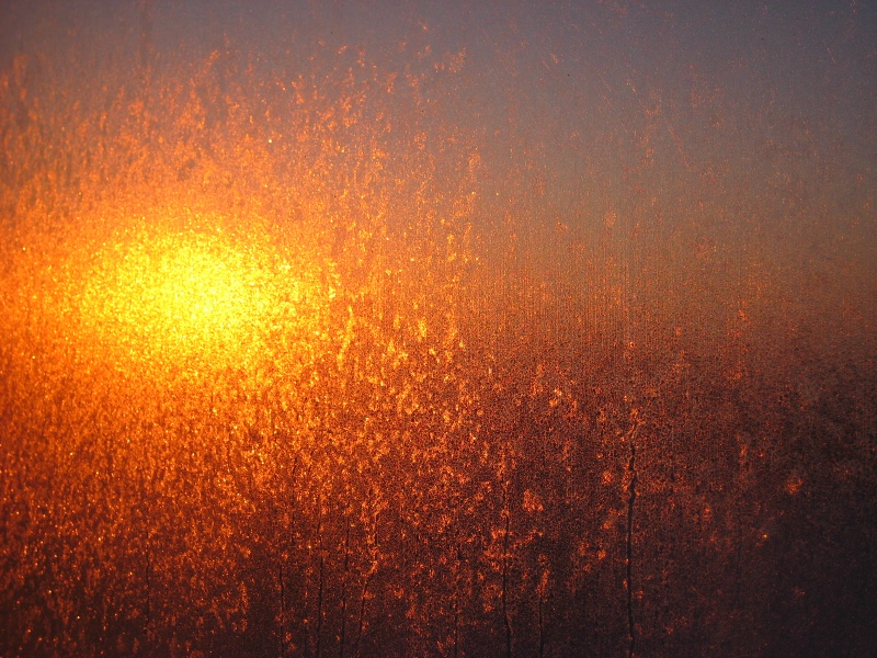 Winter Sonnenuntergang