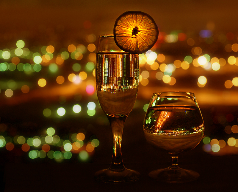 Cocktail "Night Lights of the City"