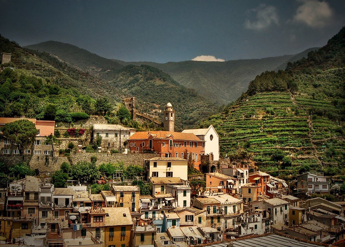 Il villaggio in montagna