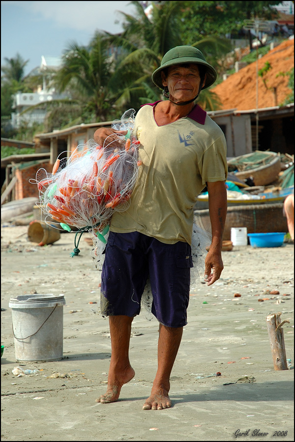 Der Fischer und seine erfolgreiche Netzwerk