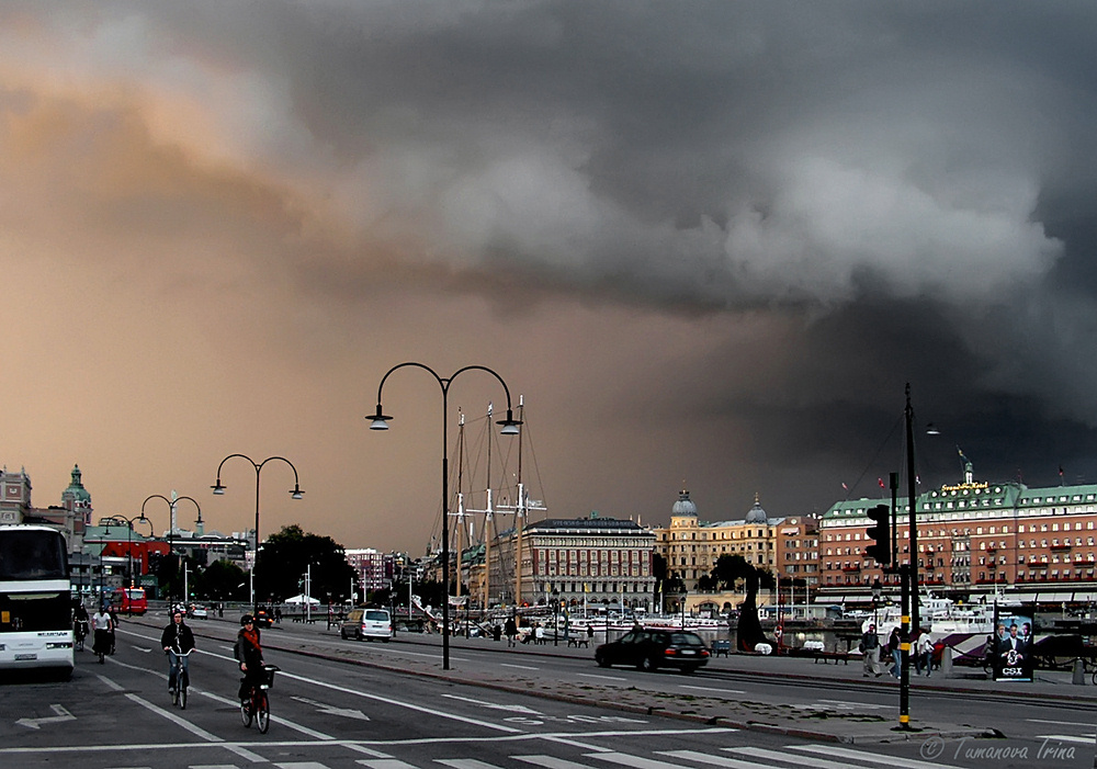 Kurz bevor der Sturm ...