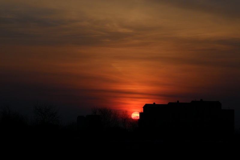 banal Sonnenuntergang