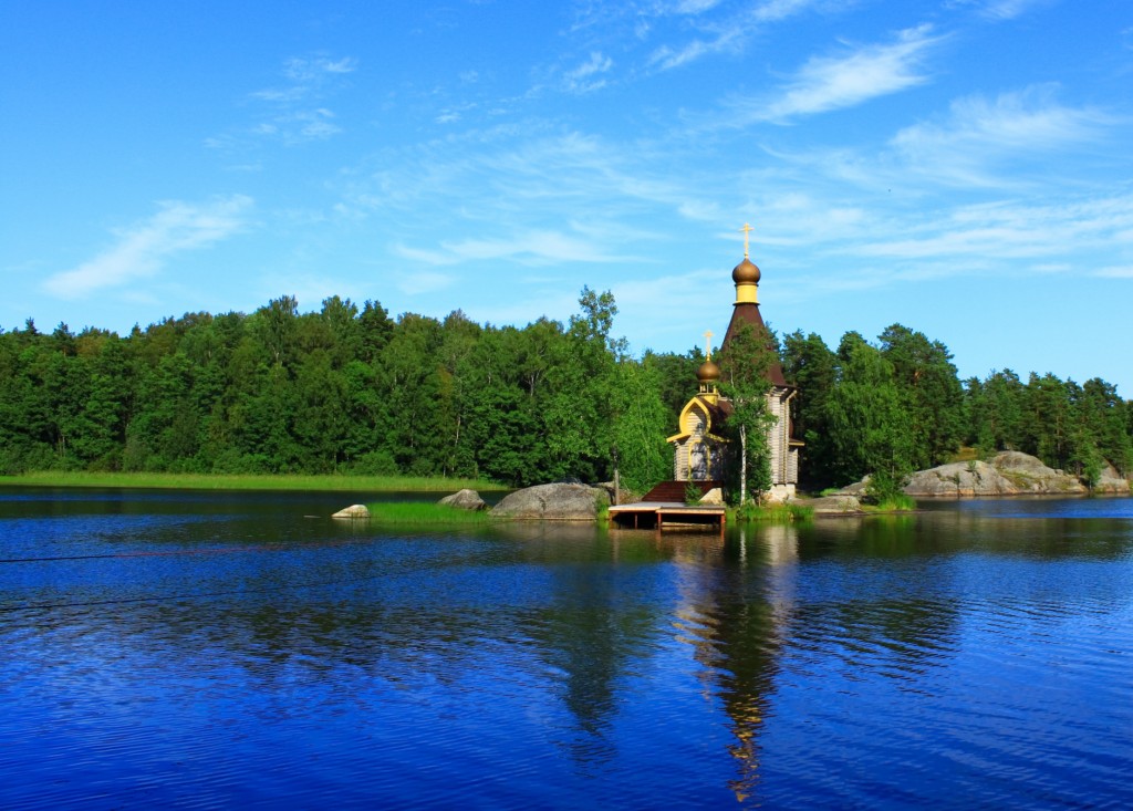 Tempel auf der Insel ...