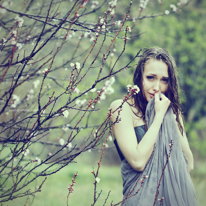 Auf der regen im Frühjahr ..