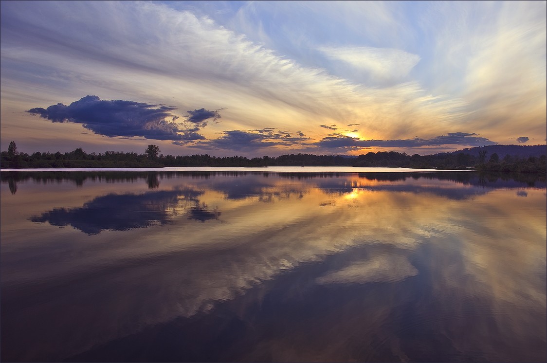 Kaleidoskop Sonnenuntergang