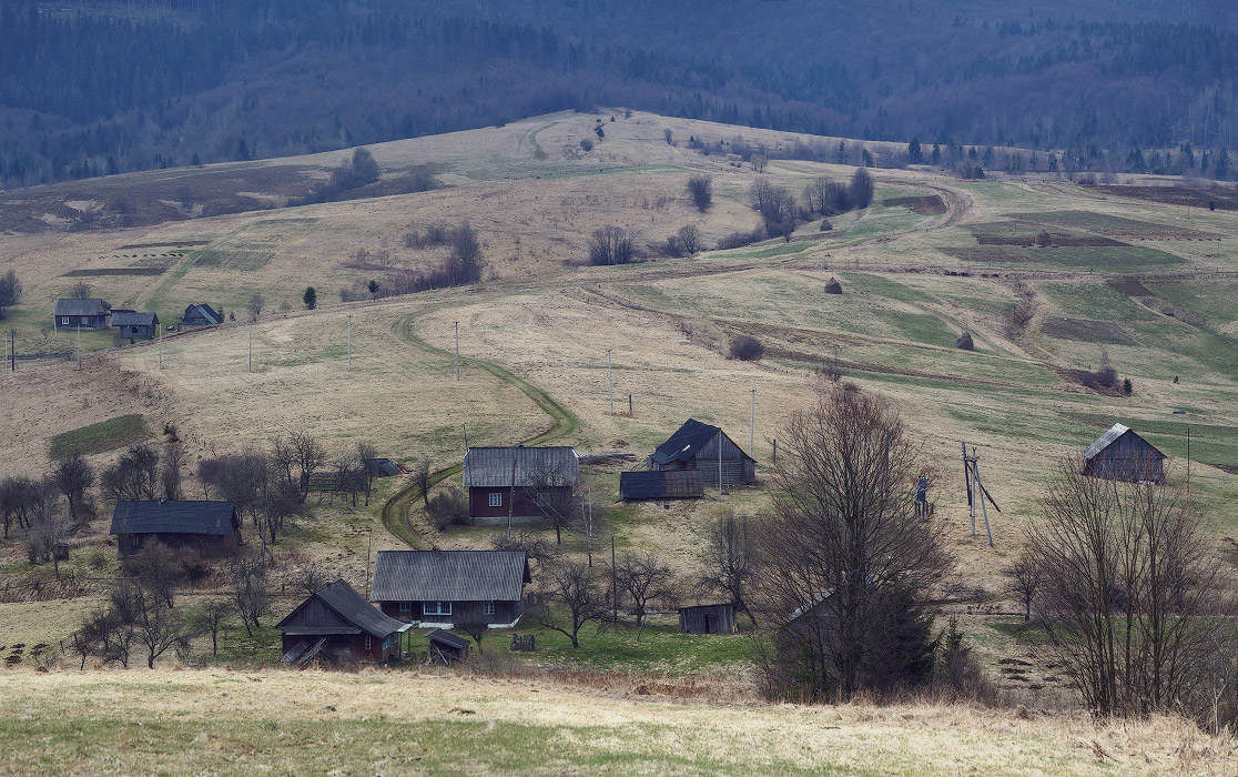 Bewölkt April Karpaten