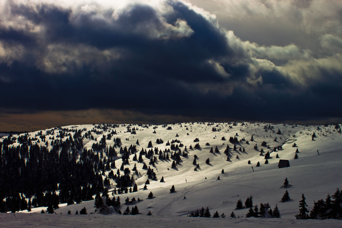 Hut am Rande der Welt