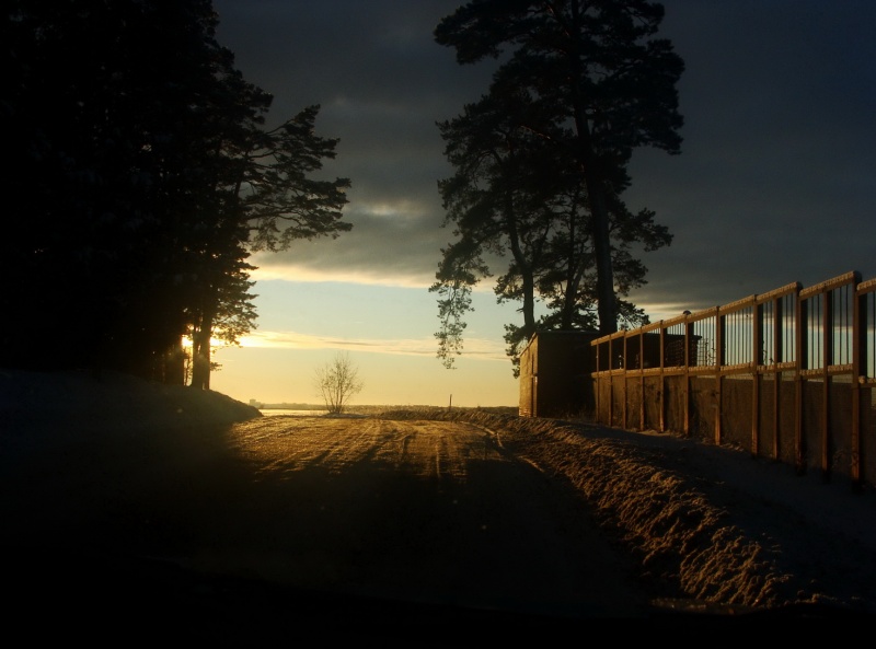 Der Weg aus dem Tempel.