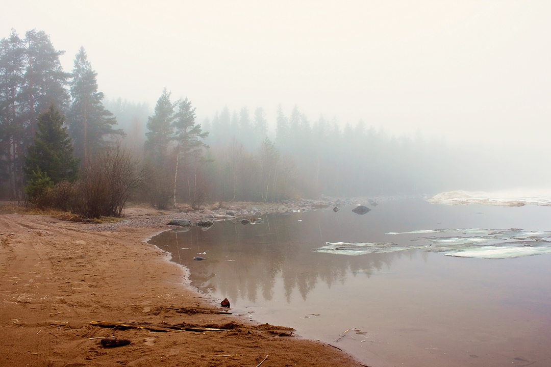 Mai auf dem Ladoga-See ...