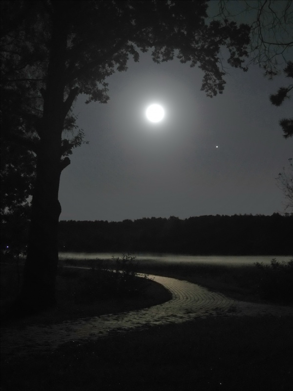 An der Gabelung von drei Straßen