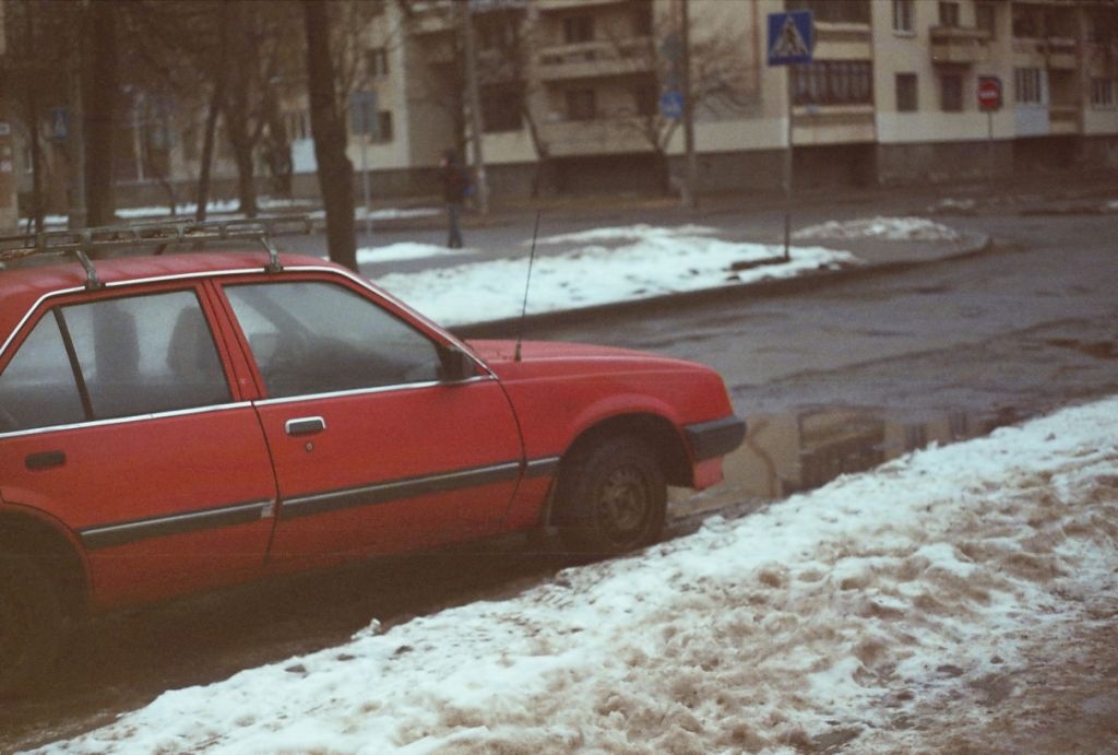 Vorliebe für rote Auto ..