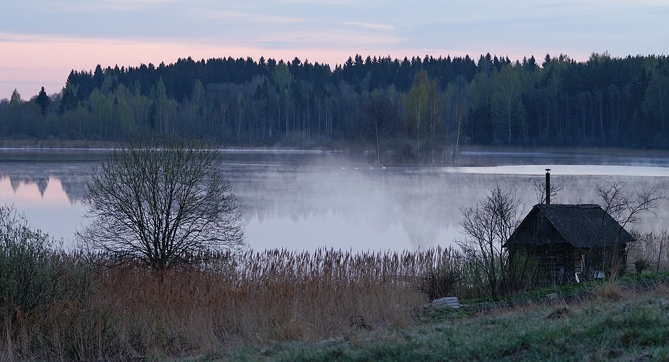 Eine Stunde vor Sonnenaufgang