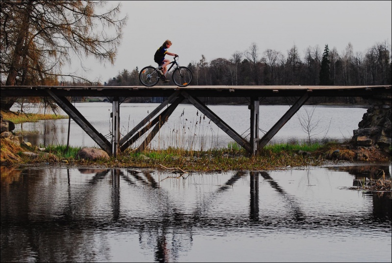 Ich werde eine lange Zeit, um ein Fahrrad zu fahren ...
