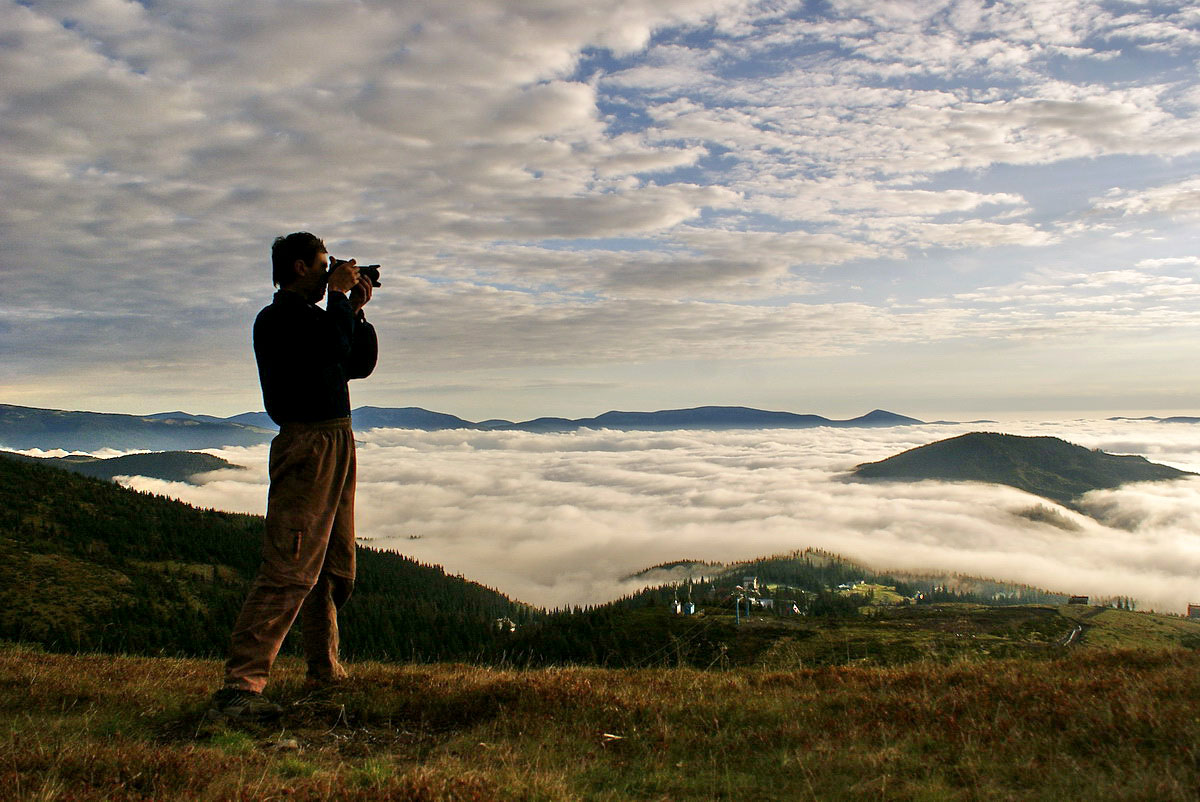 Bewundern Sie den Sonnenaufgang