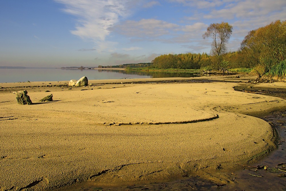 Herbst kleinen Strand