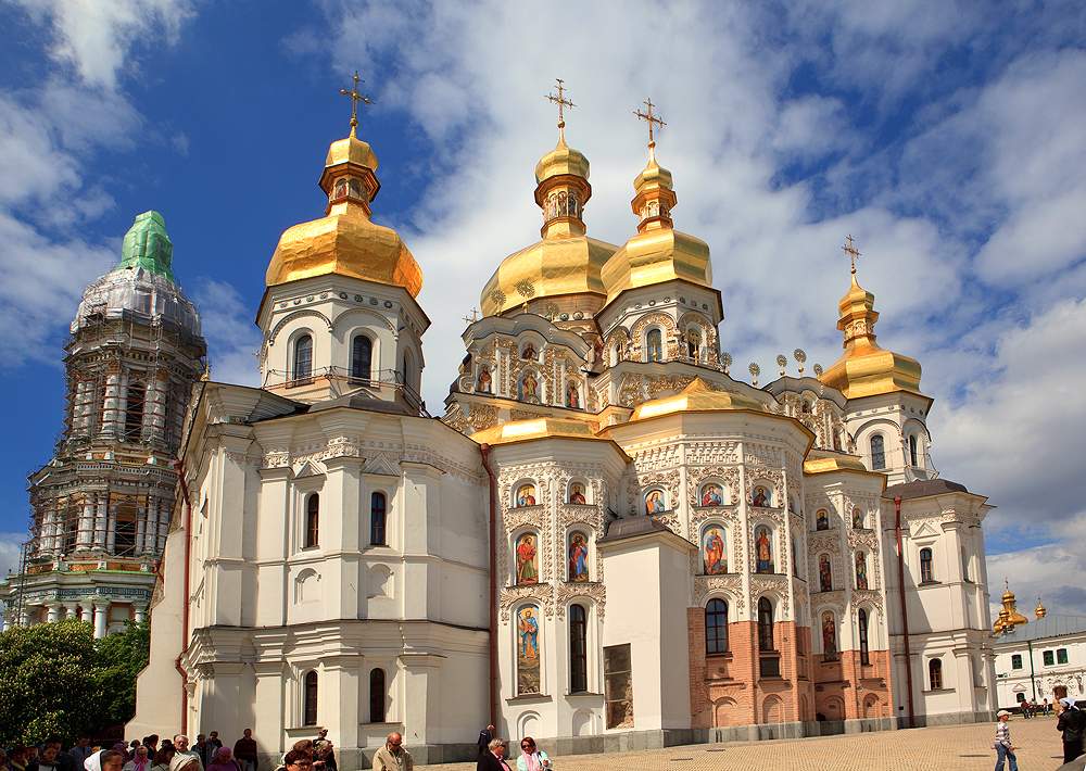Himmelfahrt-Kathedrale in Kiew-Höhlenkloster