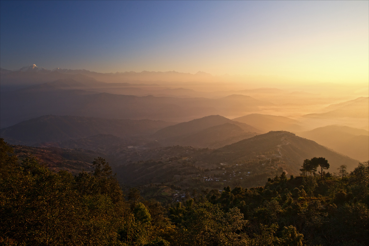 Sonnenaufgang auf dem Nepali