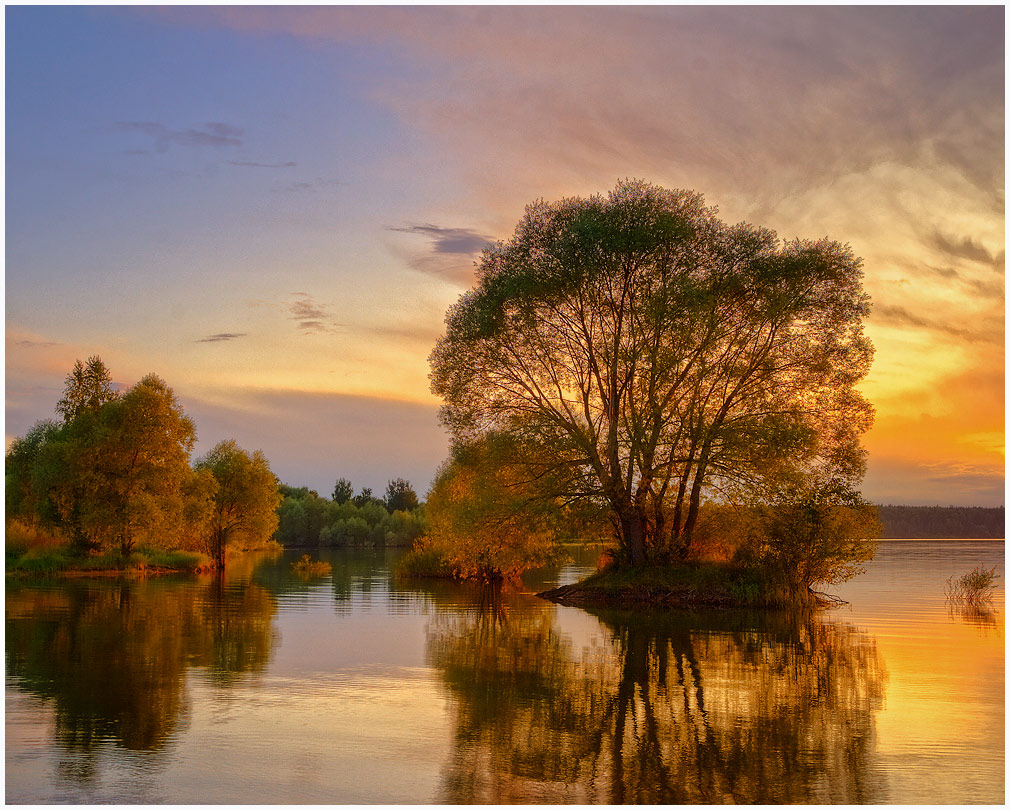 allen Farben des Herbstes