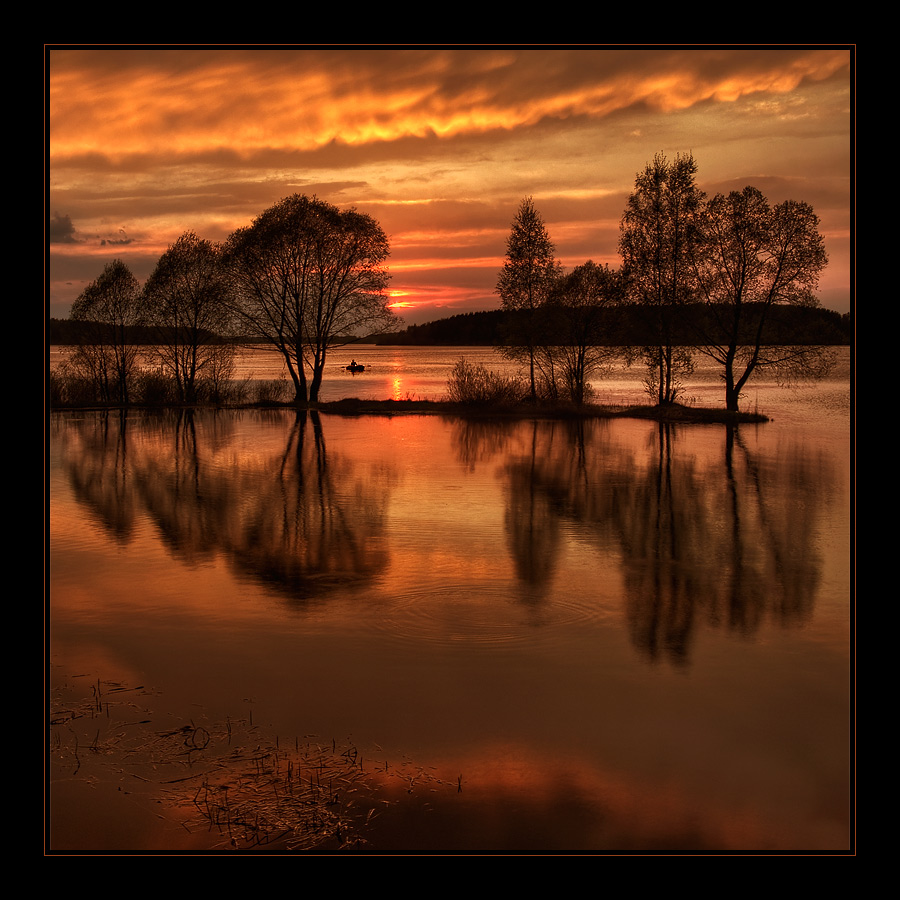 Haus Sonnenuntergang